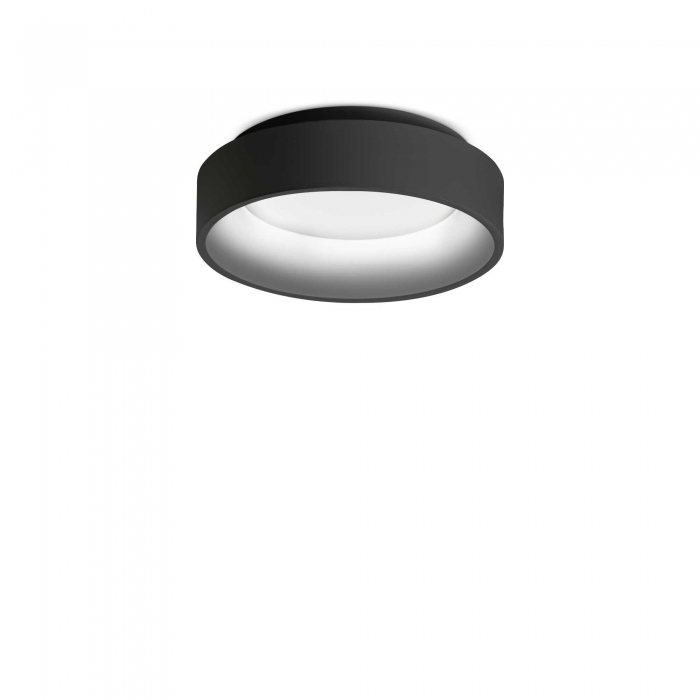 IDEAL LUX ZIGGY PL D30 čierne stropné Led svietidlo