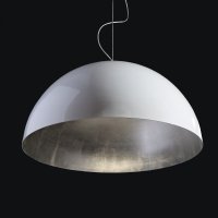 ZAVA Amedeo 80 white/silver visiace svietidlo